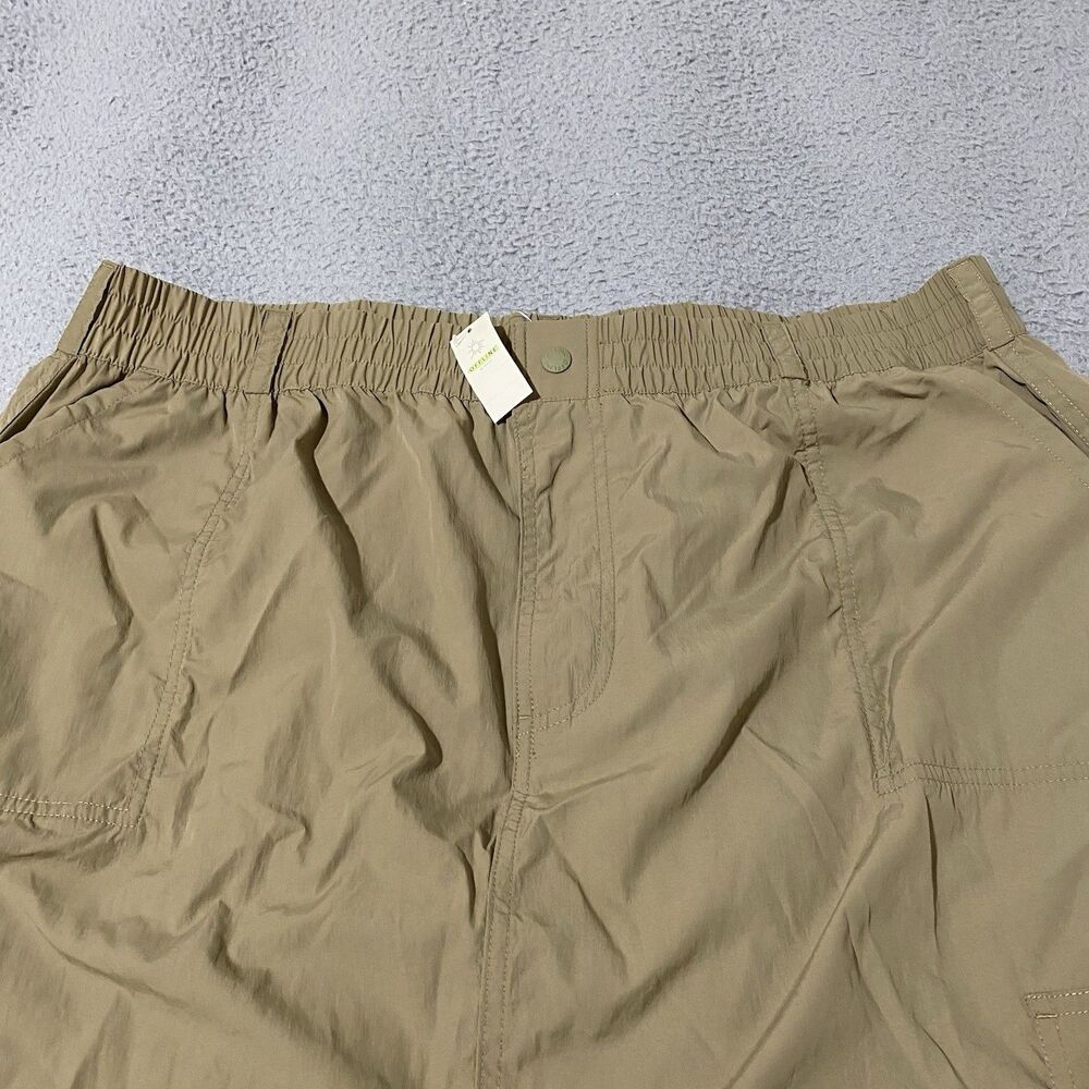 Offline Aerie Cargo Maxi Skirt Womens XL Tan Khaki Outdoor Hiking Festival NEW - Picture 2 of 12